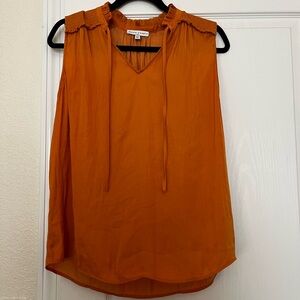 Daniel Rainn Burnt Orange Sleeveless Blouse